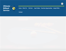 Tablet Screenshot of fortworth.ultimatebilliardservice.com